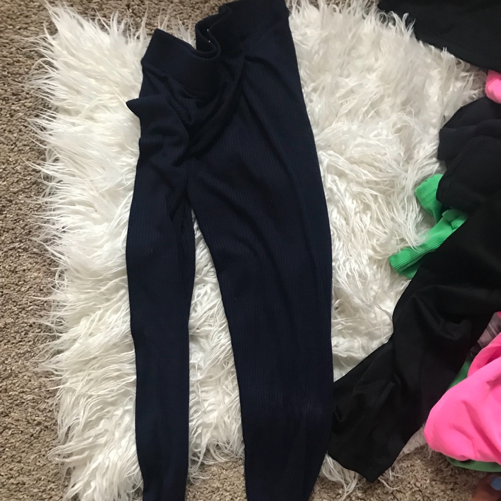 Navy Blue American Eagle Tights